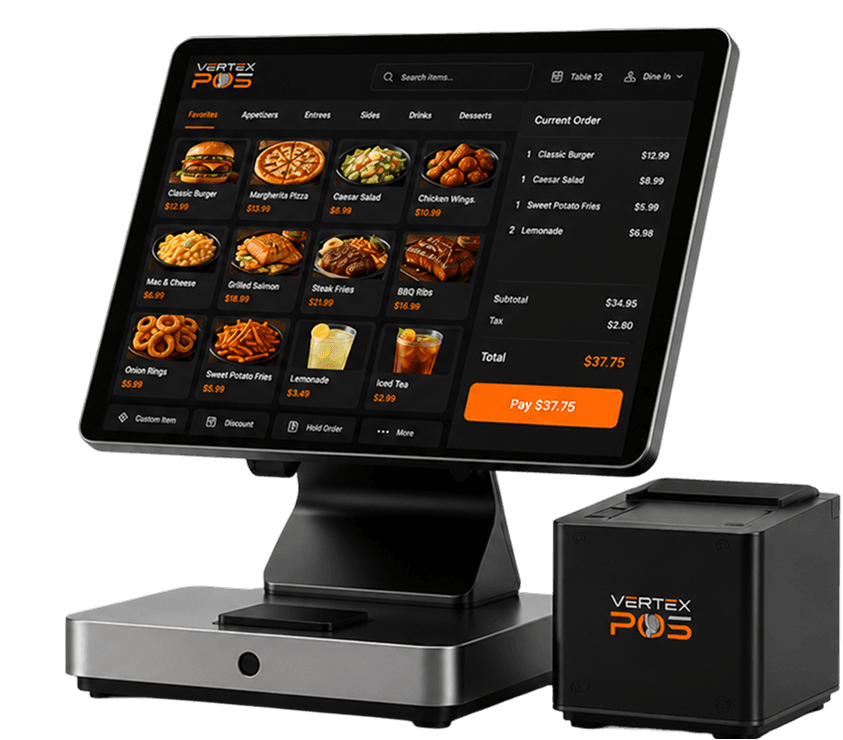 Vertex POS terminal