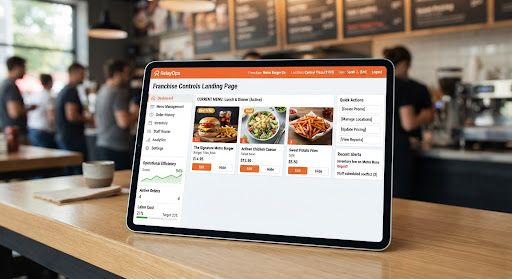 Central menu library dashboard